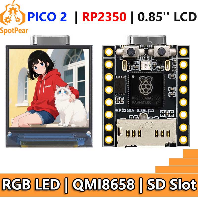 Turing Pi 2 - Raspberry Pi Pico 2 RP2350 pantalla