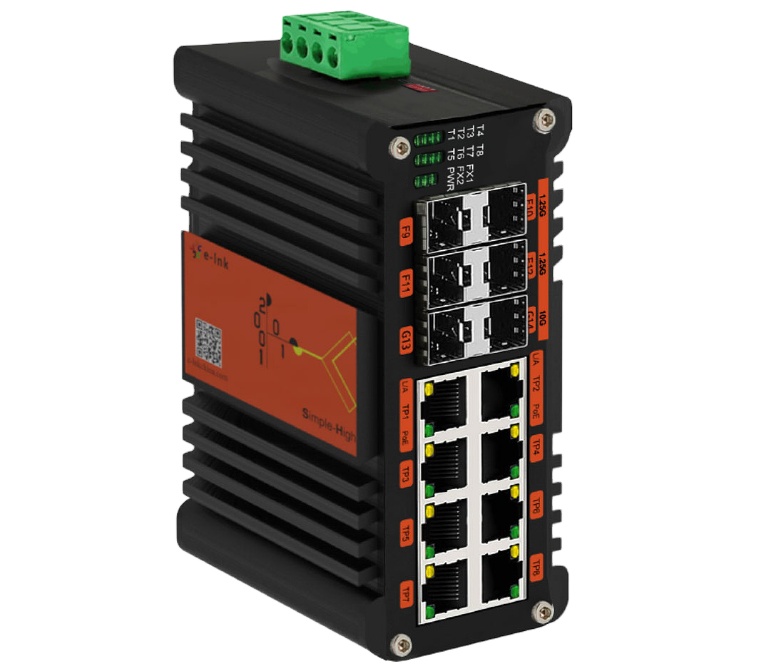 Sfp+ 10G Managed Switch 8 Port - Switch PoE+ Industrial L2 Plus Administrado