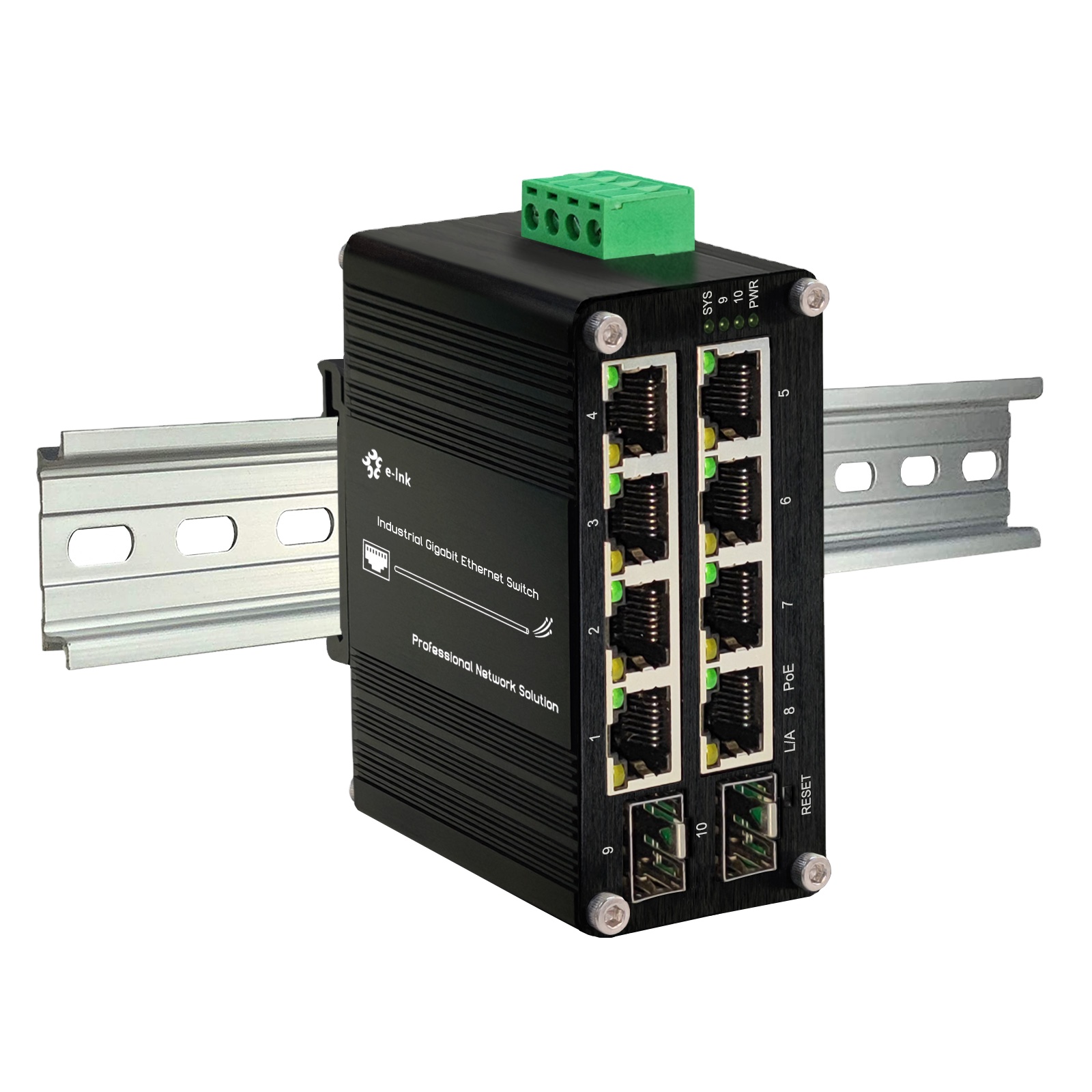Managed Gigabit Poe Switch 8 Port 802.3At - Switch PoE Administrado de 8 Puertos