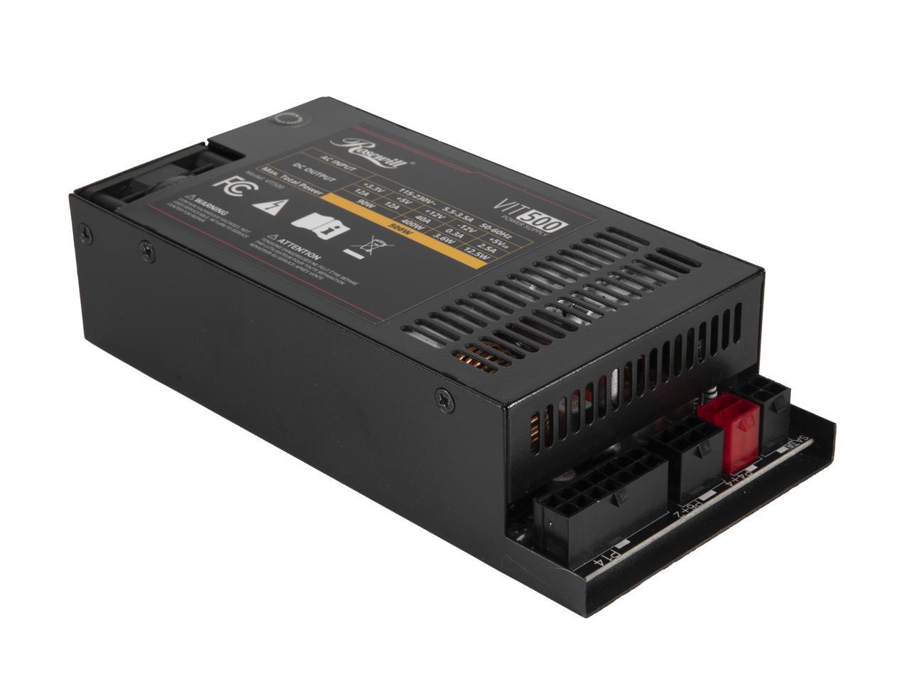 Rosewill VIT 500W, Mini ITX/Fl - Atx Power Supply 1U Flex 500W reseña y precio