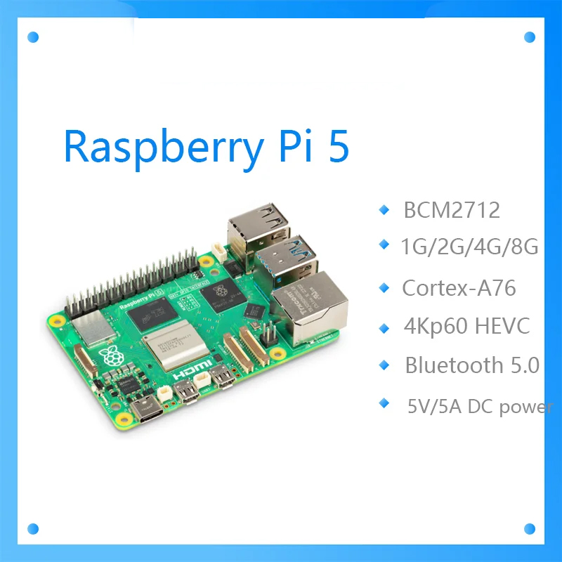 Placa de desarrollo de brazo O - Raspberry Pi 5 8Gb reseña y precio