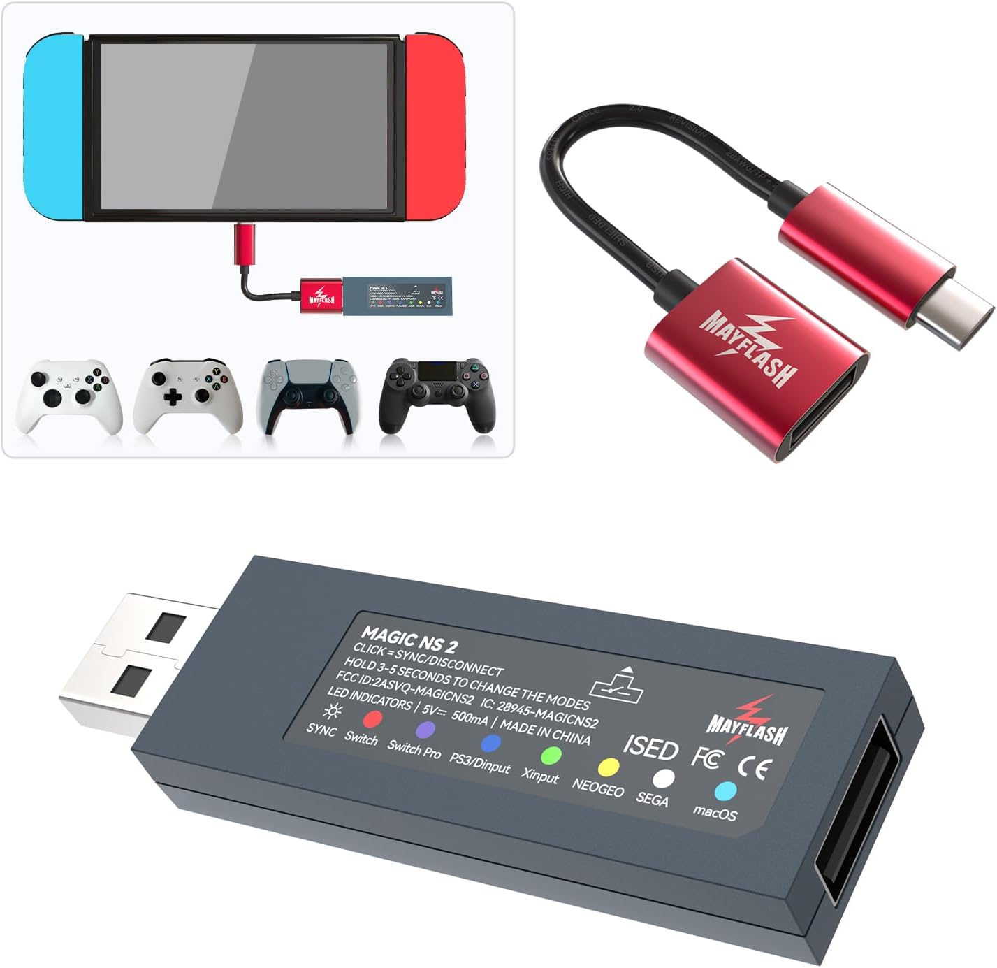 MAYFLASH Magic NS2 Adaptador U - Turing Pi 2 reseña y precio