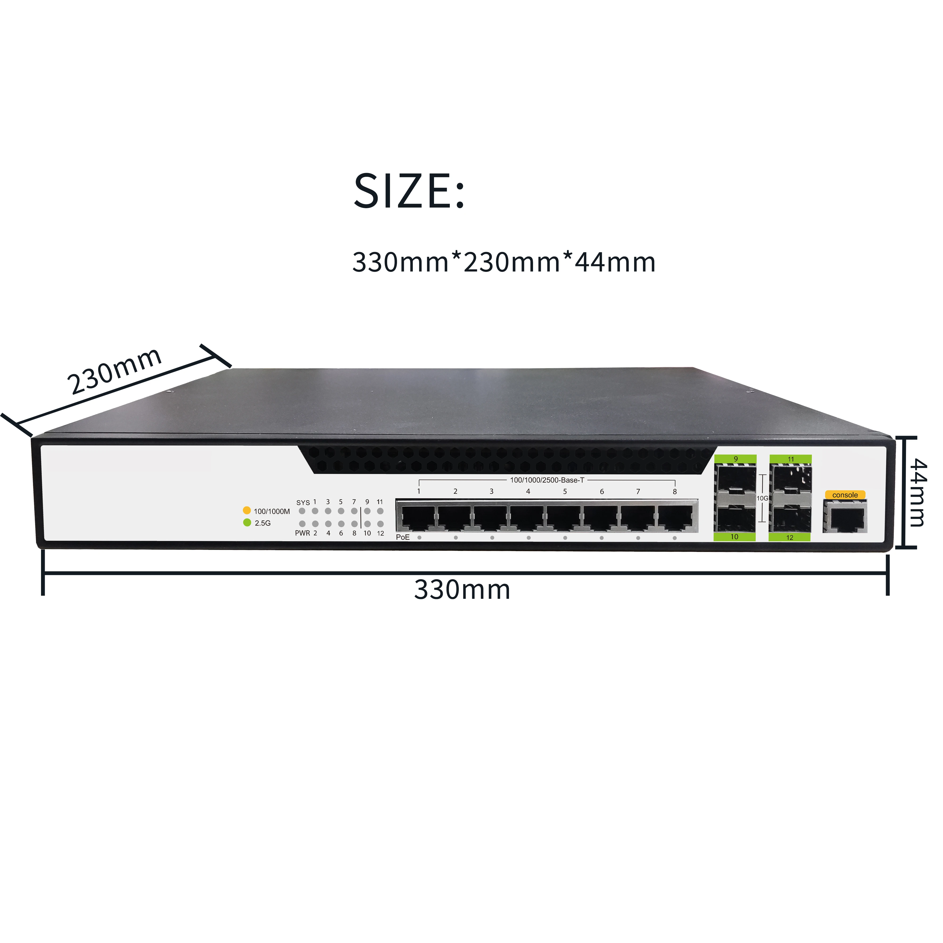 Conmutador de red de escritori - Sfp+ 10G Managed Switch 8 Port reseña y precio